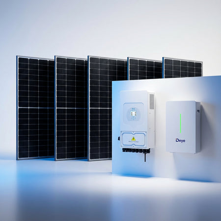 Kit Fotovoltaic Hibrid monofazat 6kW cu Stocare 10.6kWh - SunGrid