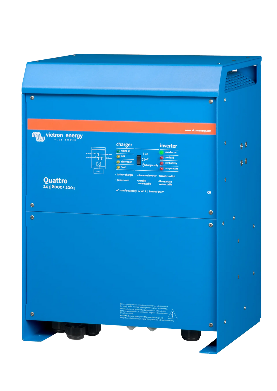 Invertor ESS Victron Quattro 24V monofazat 8kW