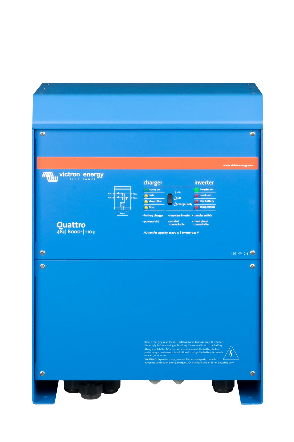 Invertor ESS Victron Quattro 48V monofazat 8kW