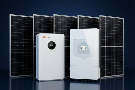 Kit Fotovoltaic Hibrid Trifazat 10kW cu Stocare 10kWh - SunGrid