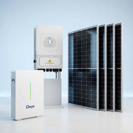 Kit Fotovoltaic Hibrid monofazat 6kW cu Stocare 10.6kWh - SunGrid