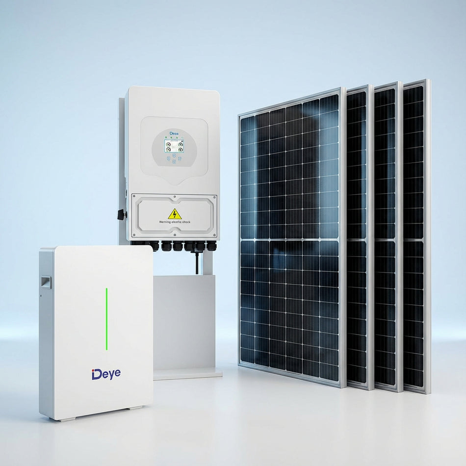 Kit Fotovoltaic Hibrid monofazat 6kW cu Stocare 10.6kWh - SunGrid