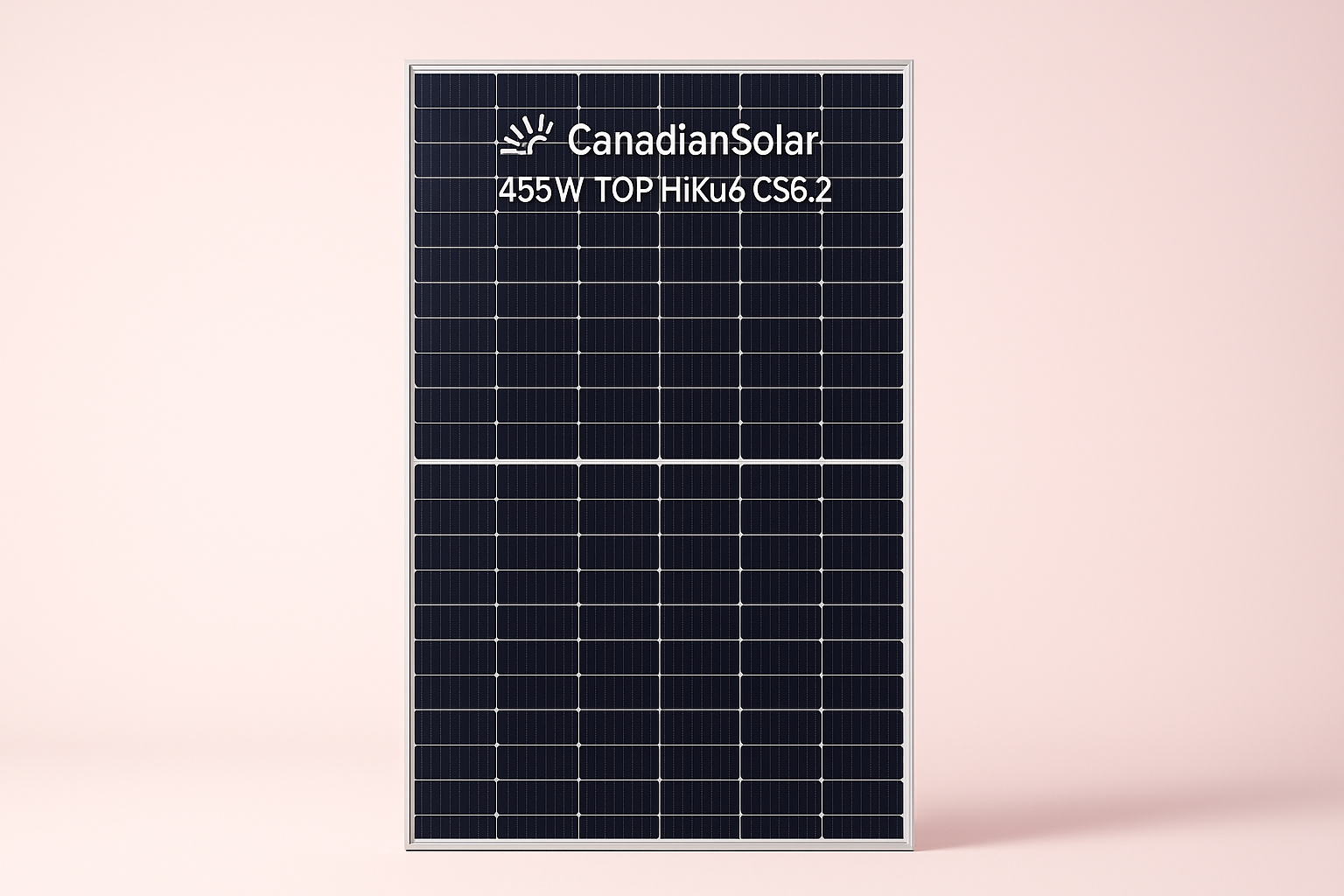 Panou fotovoltaic, Canadian Solar 455W, Top HIKU 6 CS6.2 Rama Neagra - SunGrid