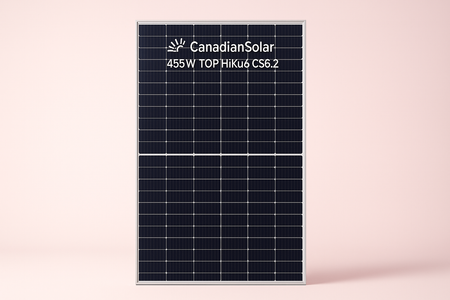 Panou fotovoltaic, Canadian Solar 455W, Top HIKU 6 CS6.2 Rama Neagra - SunGrid