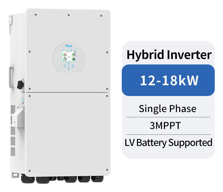 Invertor hibrid Deye SUN-16K-SG01LP1 monofazat 16kW – vedere în perspectivă