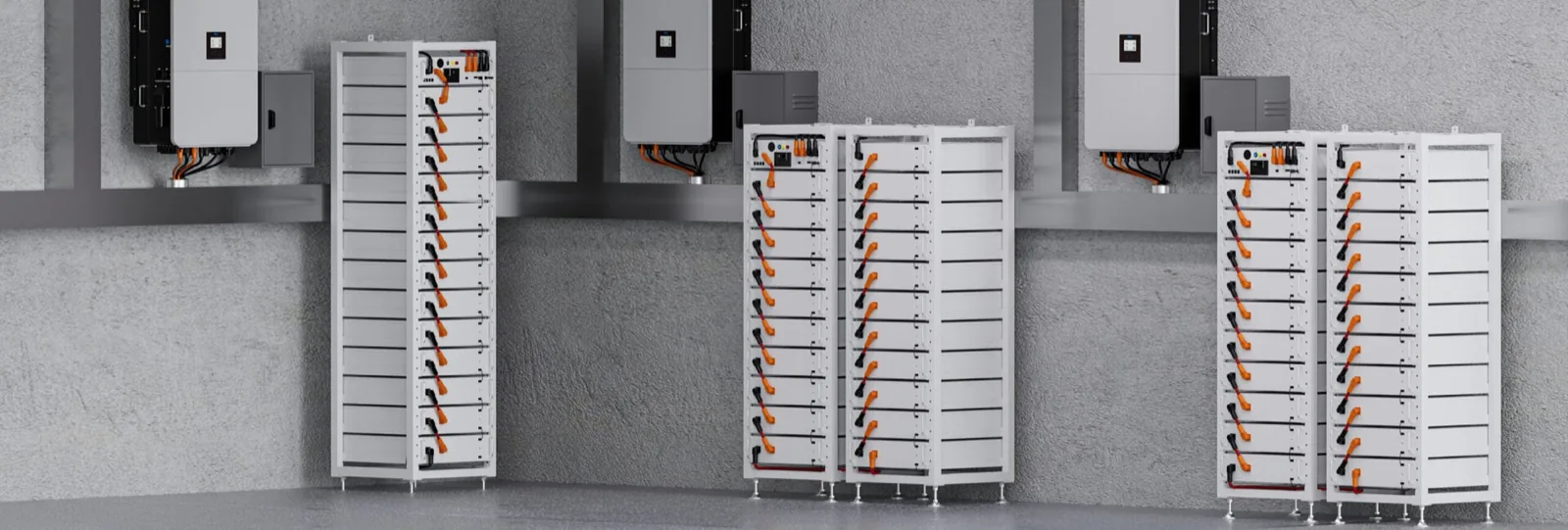 Sistem stocare LiFePO4 Deye BOS-A 99,84kWh – exemple de instalare BOS-A