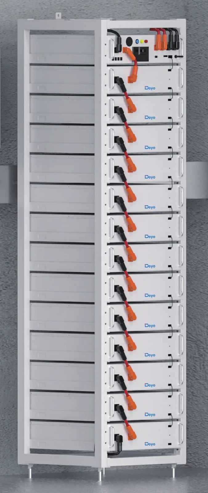 Baterie LiFePO4 Deye BOS-A 7,68kWh – module montate în rack BOS-A