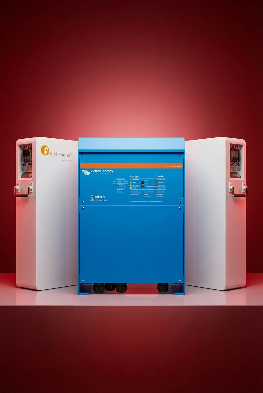 Kit stocare energie Victron Quattro cu baterii LiFePO4 20kWh